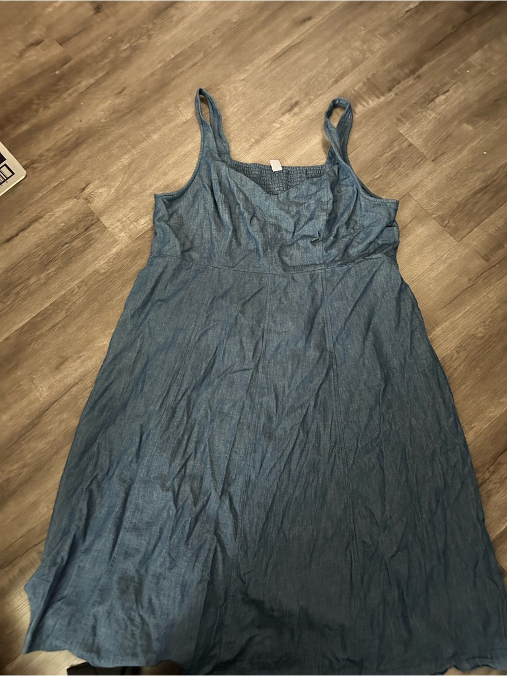 Blue Denim-Look Sundress